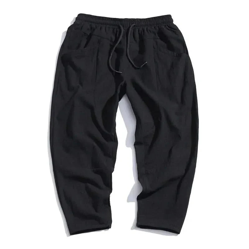 FLORENCE | Cropped trousers with drawstring waist
