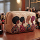 ROSE | Cosmetic bag with quilted print