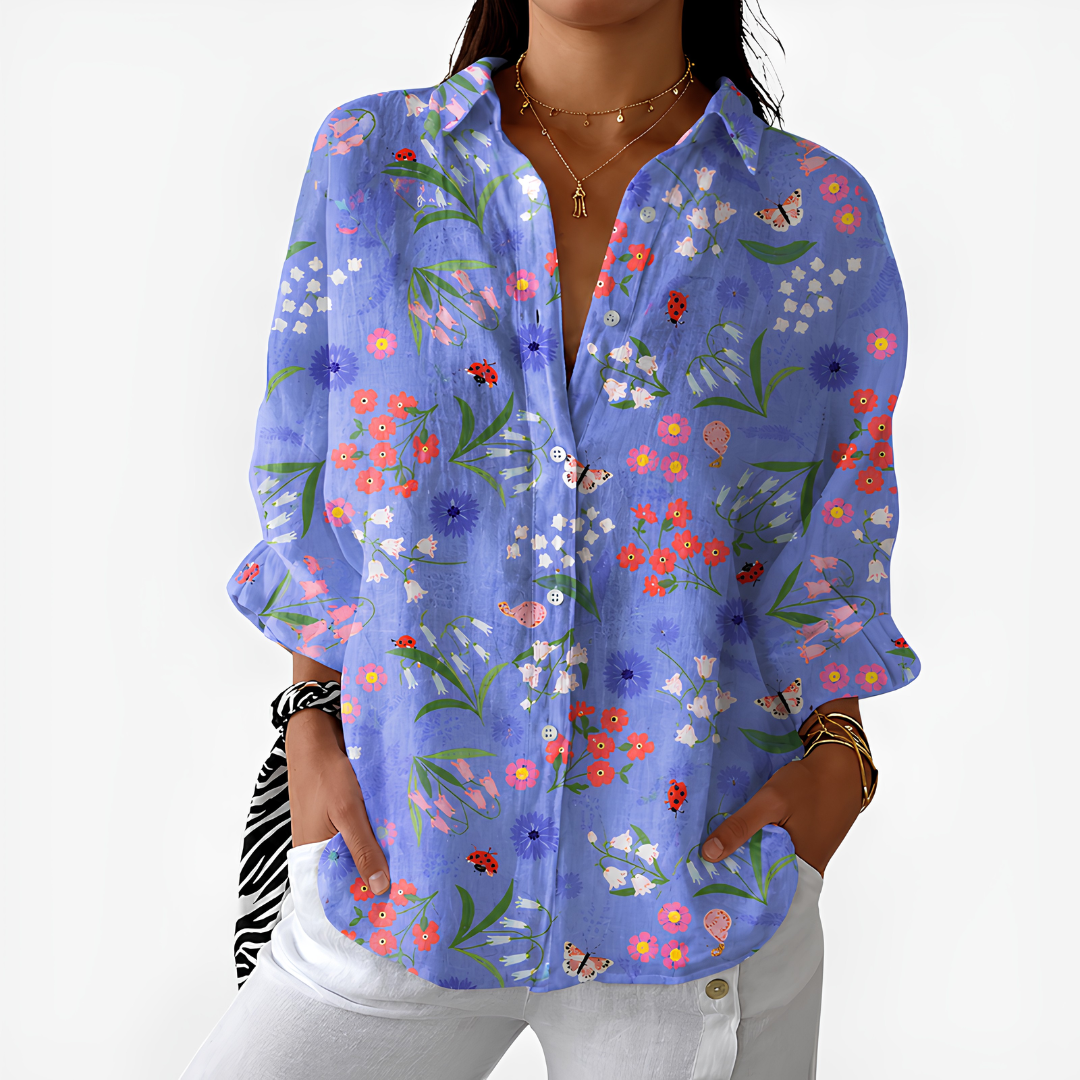 SOPHIE | Blouse with wildflower print