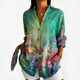 CHARLOTTE | Blouse with watercolour print