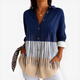 AVA | Blouse with vertical stripes