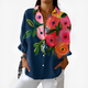 WILLOW | Blouse with floral colorblock print