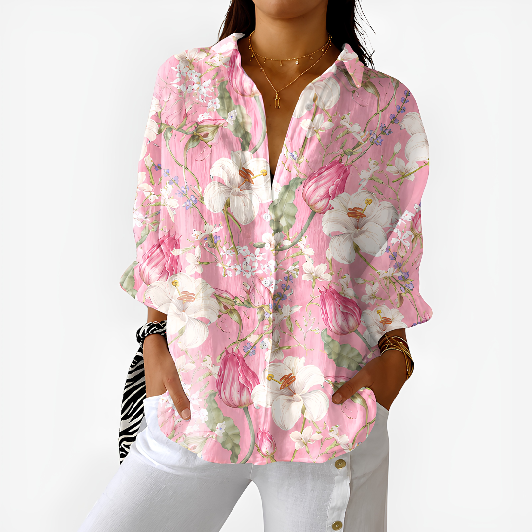CLEO | Blouse with floral print
