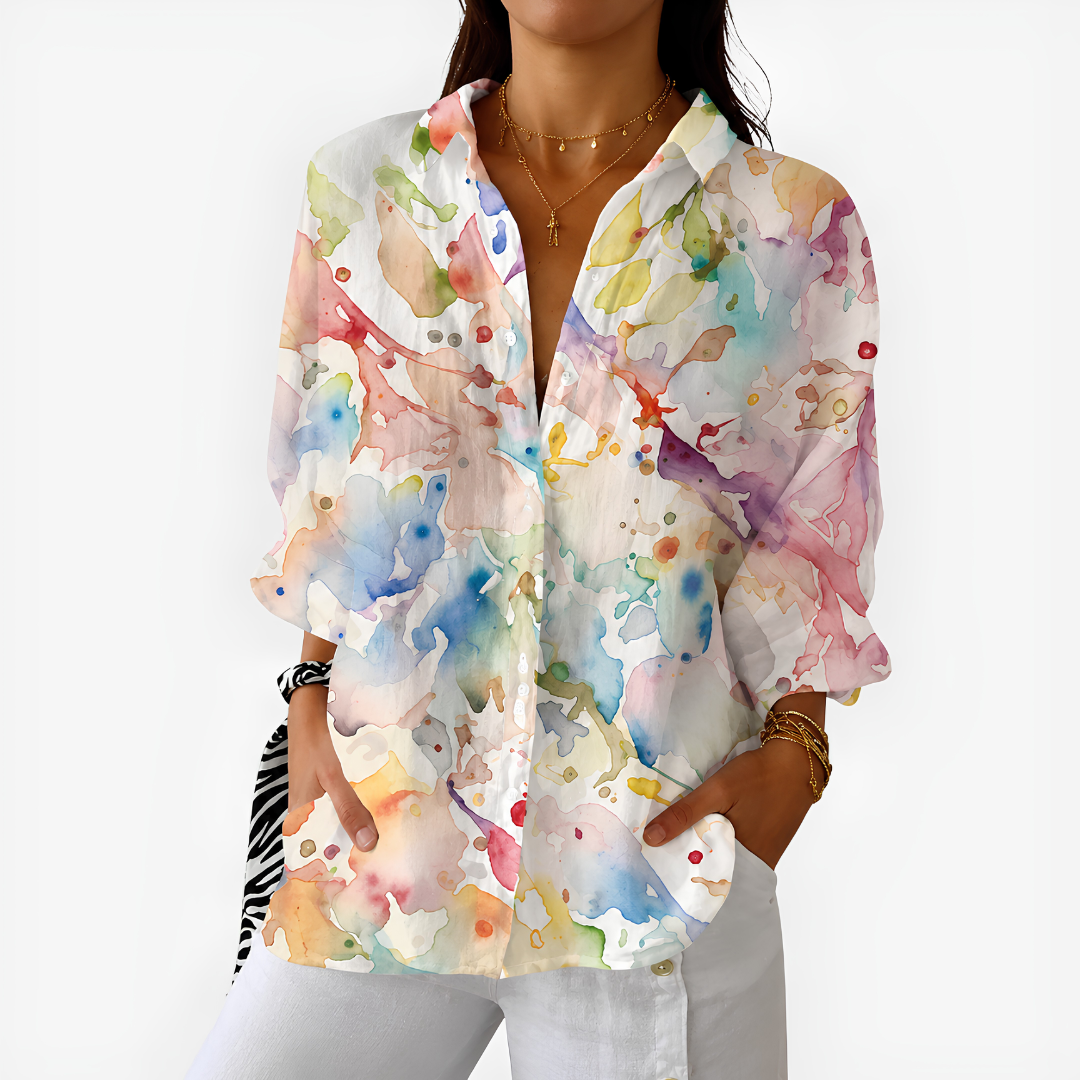 MIA | Blouse with watercolour print