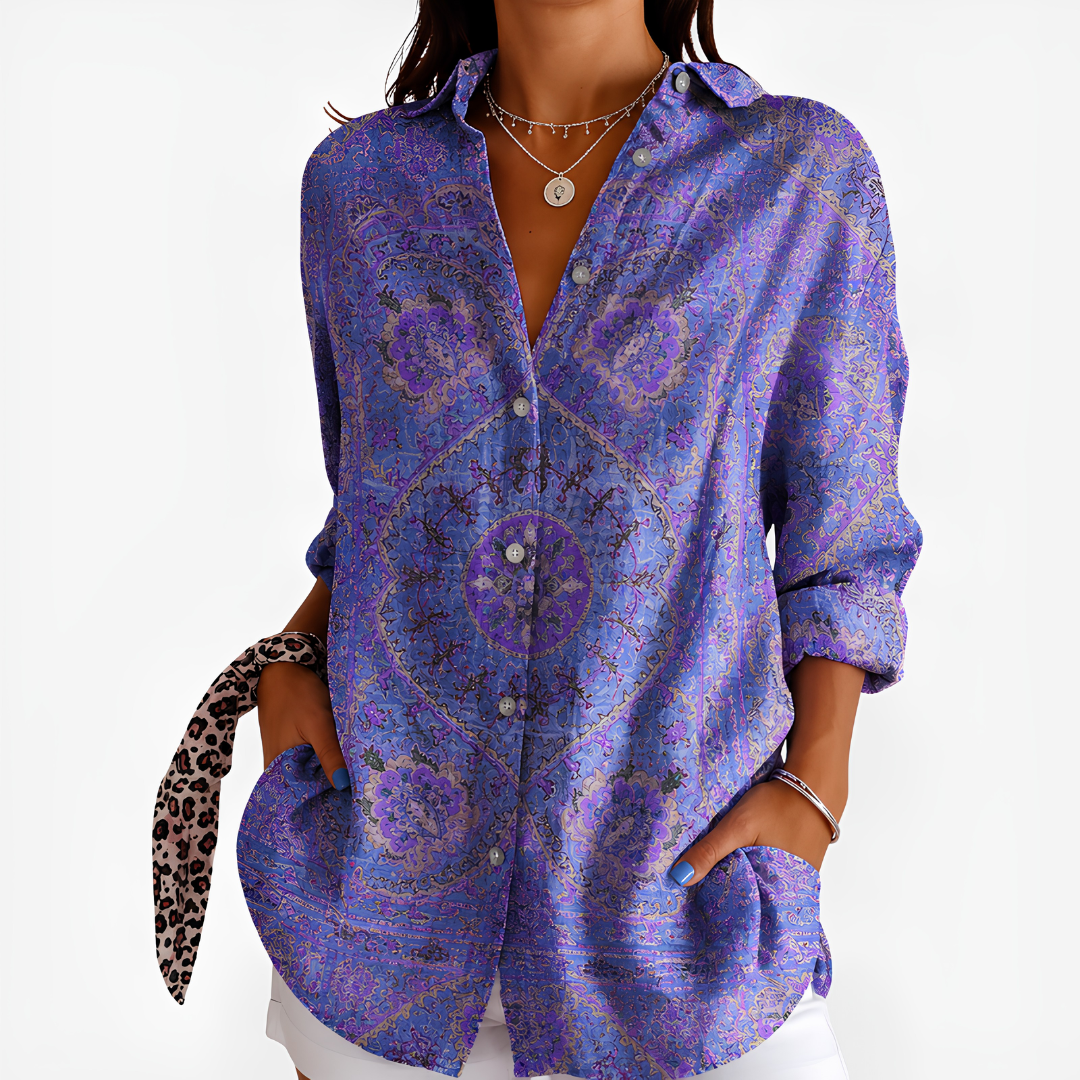 JEMIMA | Blouse with paisley print