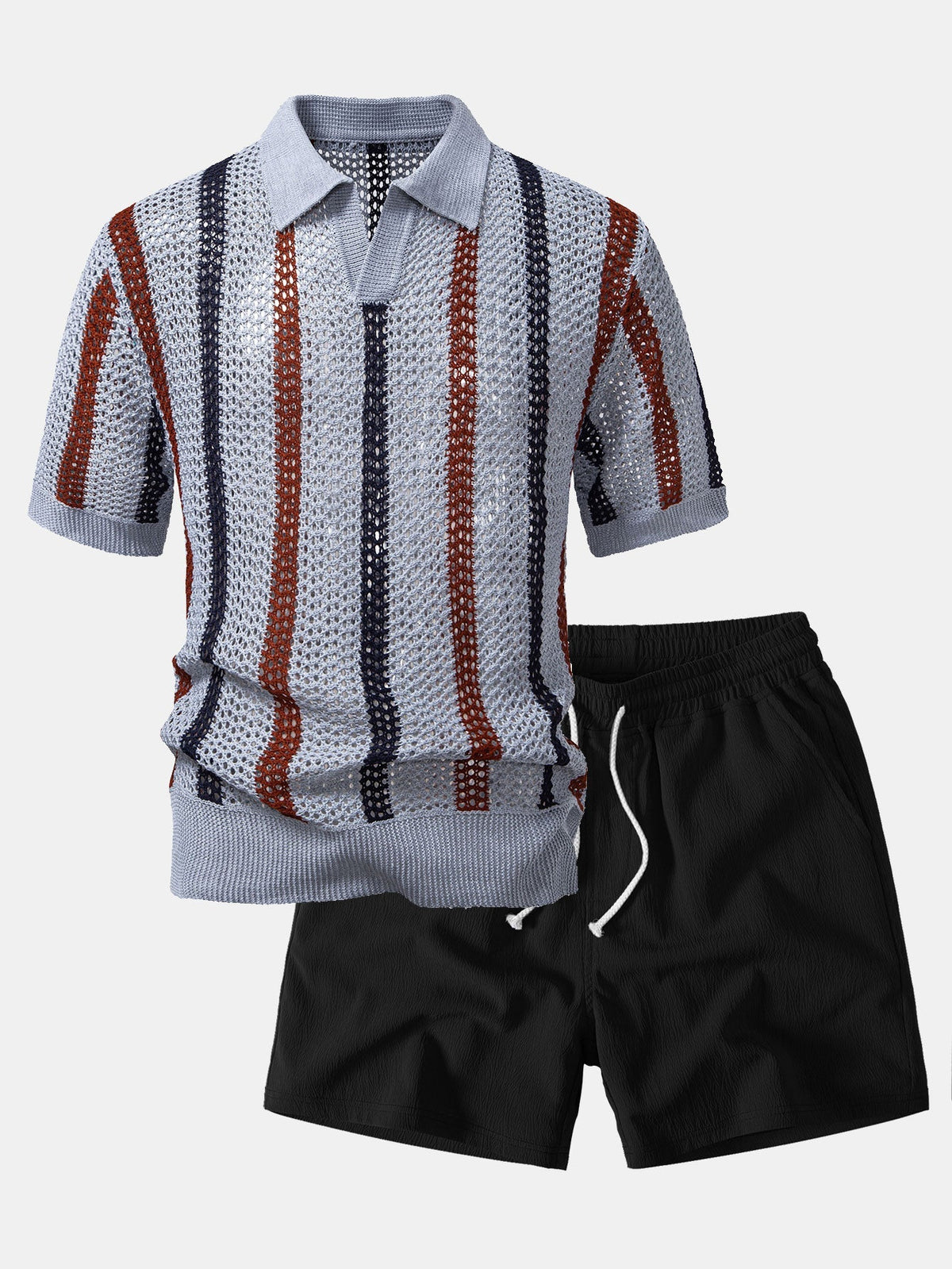 LILY | Set with crochet polo