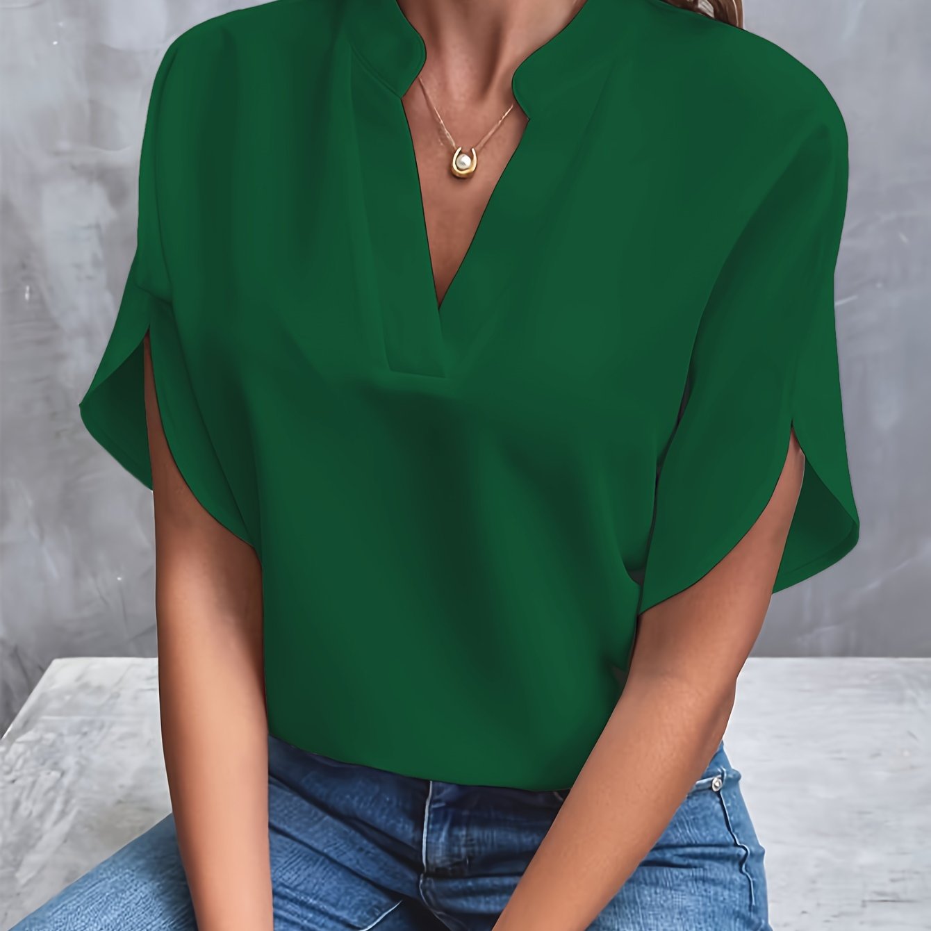 Amara – Timeless Flared Blouse