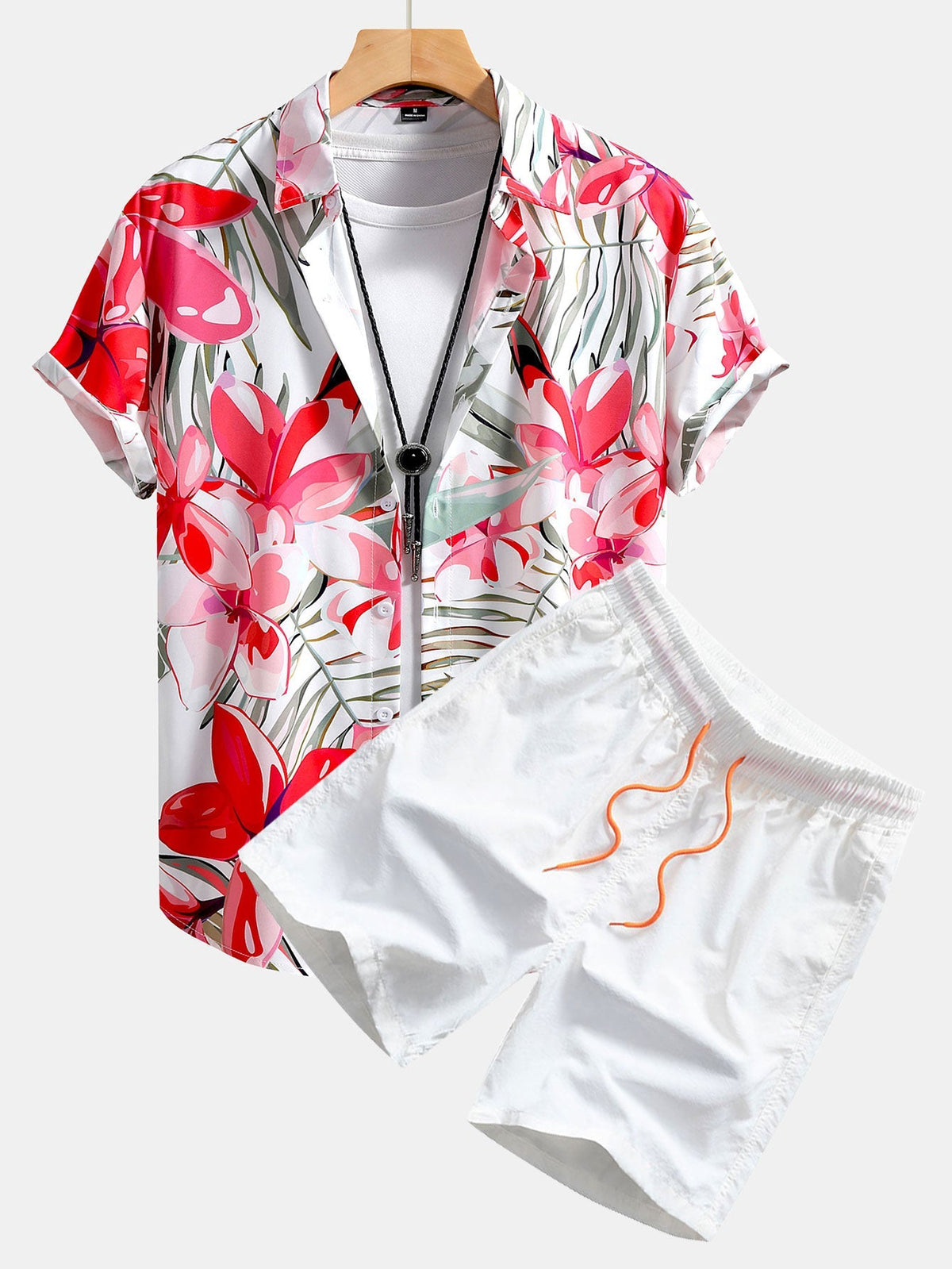 WILLOW | Set with botanical print shorts