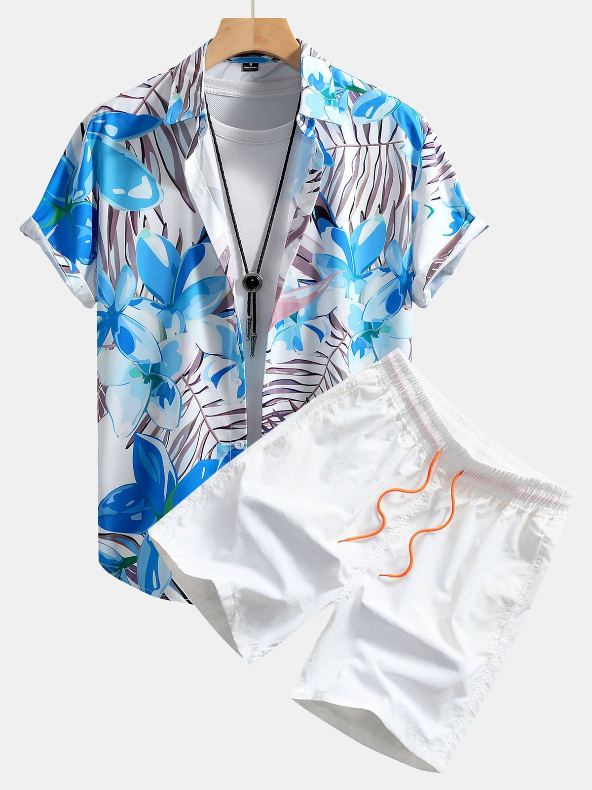 WILLOW | Set with botanical print shorts