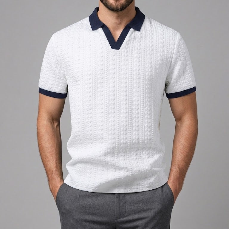 JAMES | Polo shirt with contrast piping