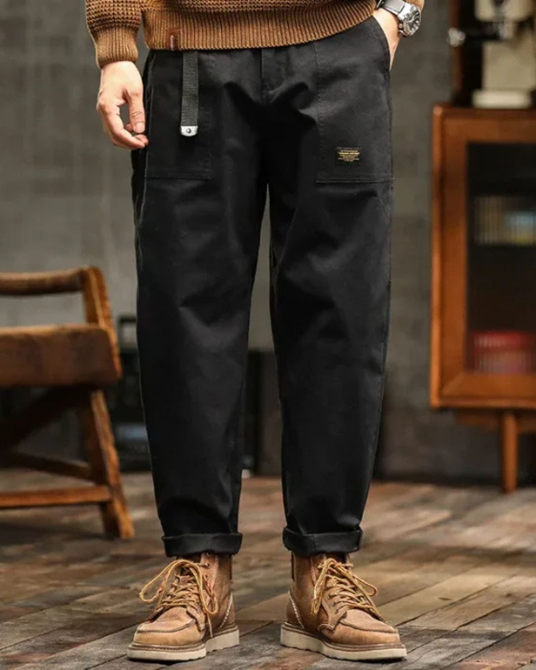 CHARLIE | Cargo trousers with flap pockets