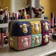 AVA | Cosmetic bag with quilted patchwork