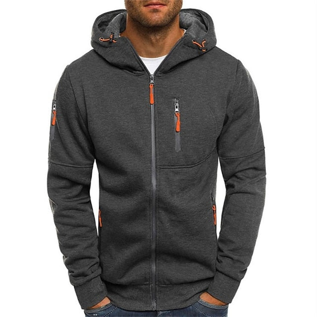 Zack - Hooded Zip-Up Jacket