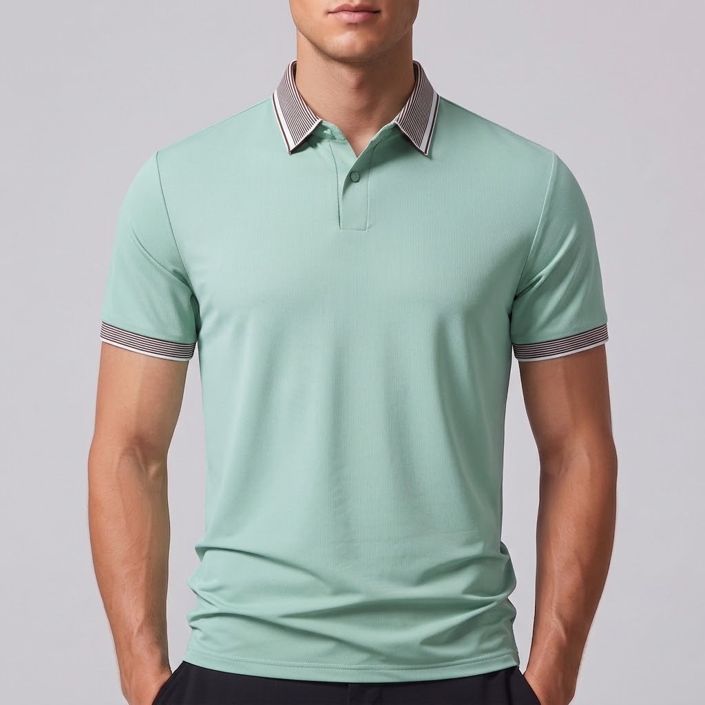MORGAN | Polo shirt with contrast stripes