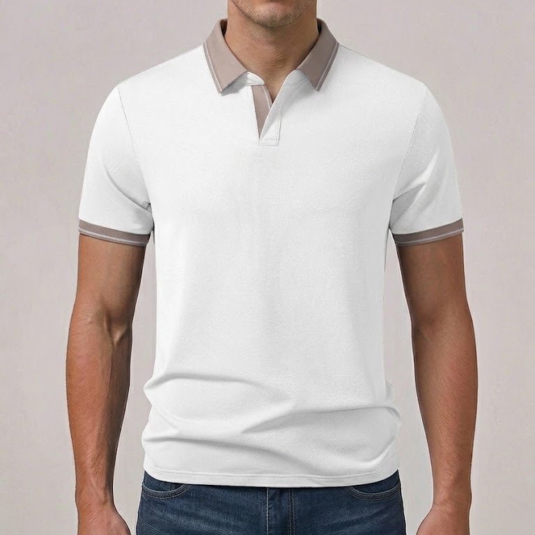 ARTHUR | Polo with Johnny collar