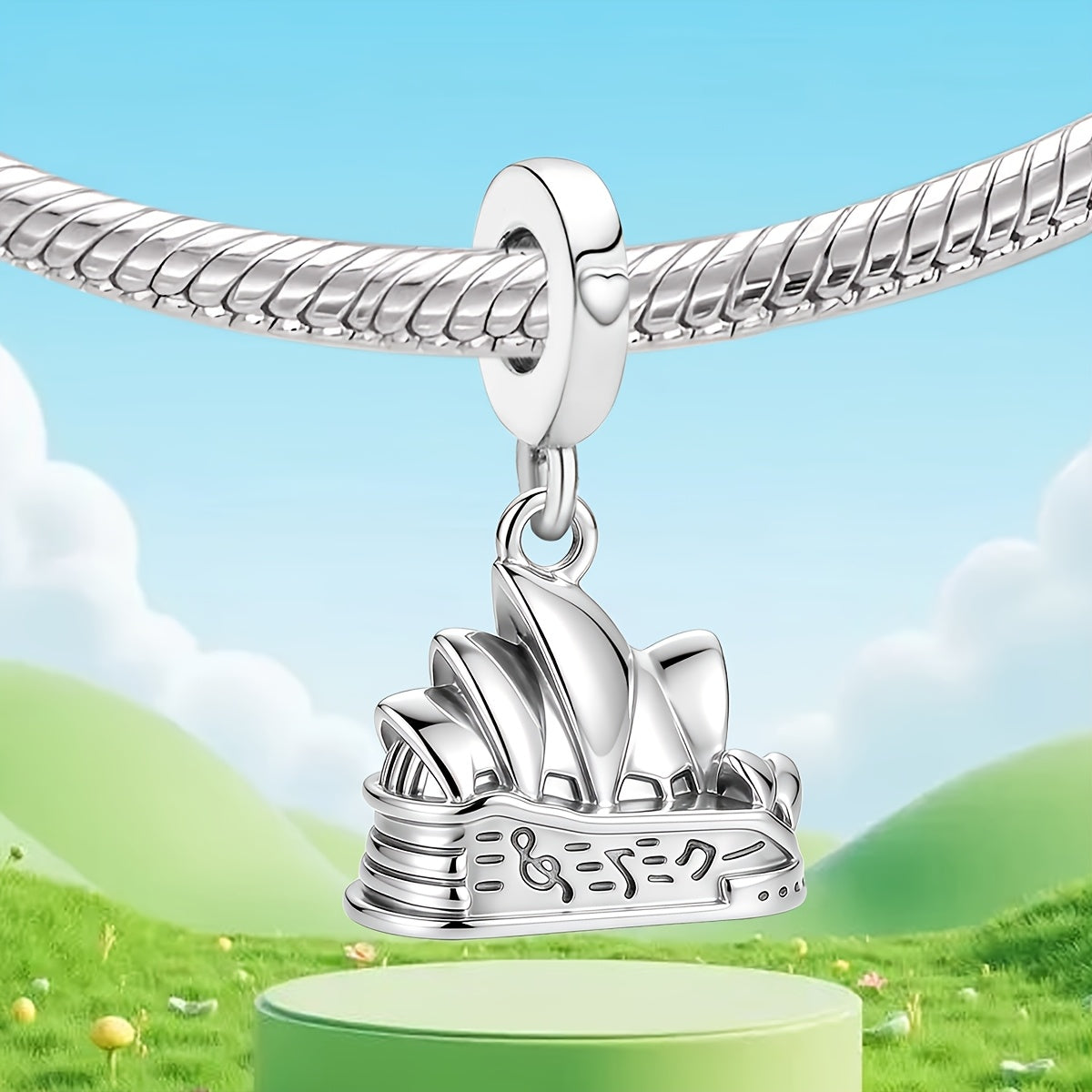 HARPER | Charm with cubic zirconia detail