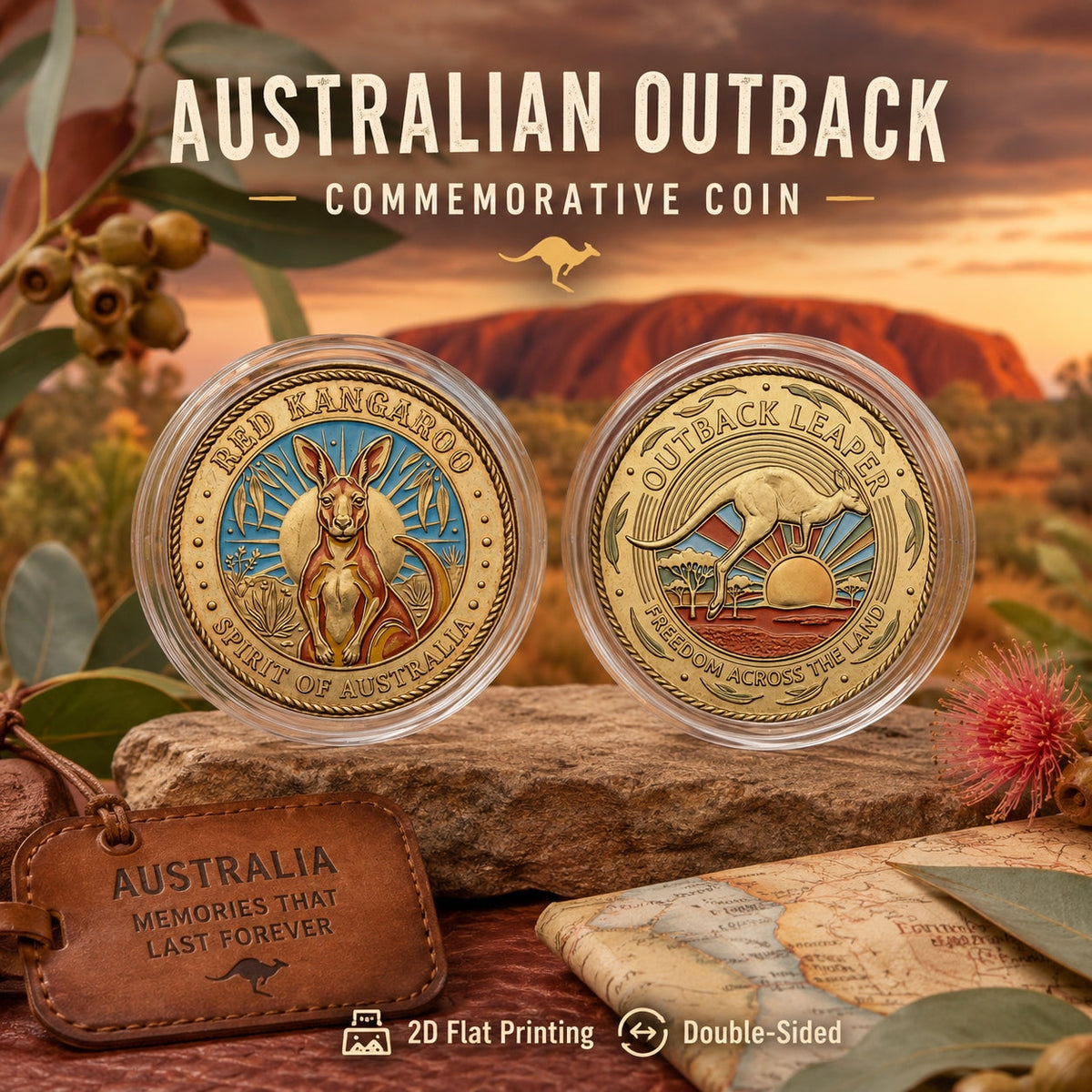 AVA | Collector's coin with brass finish