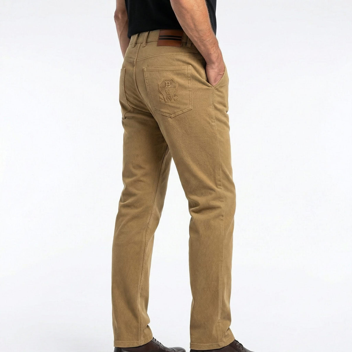ARCHIE | Trousers with diagonal twill weave