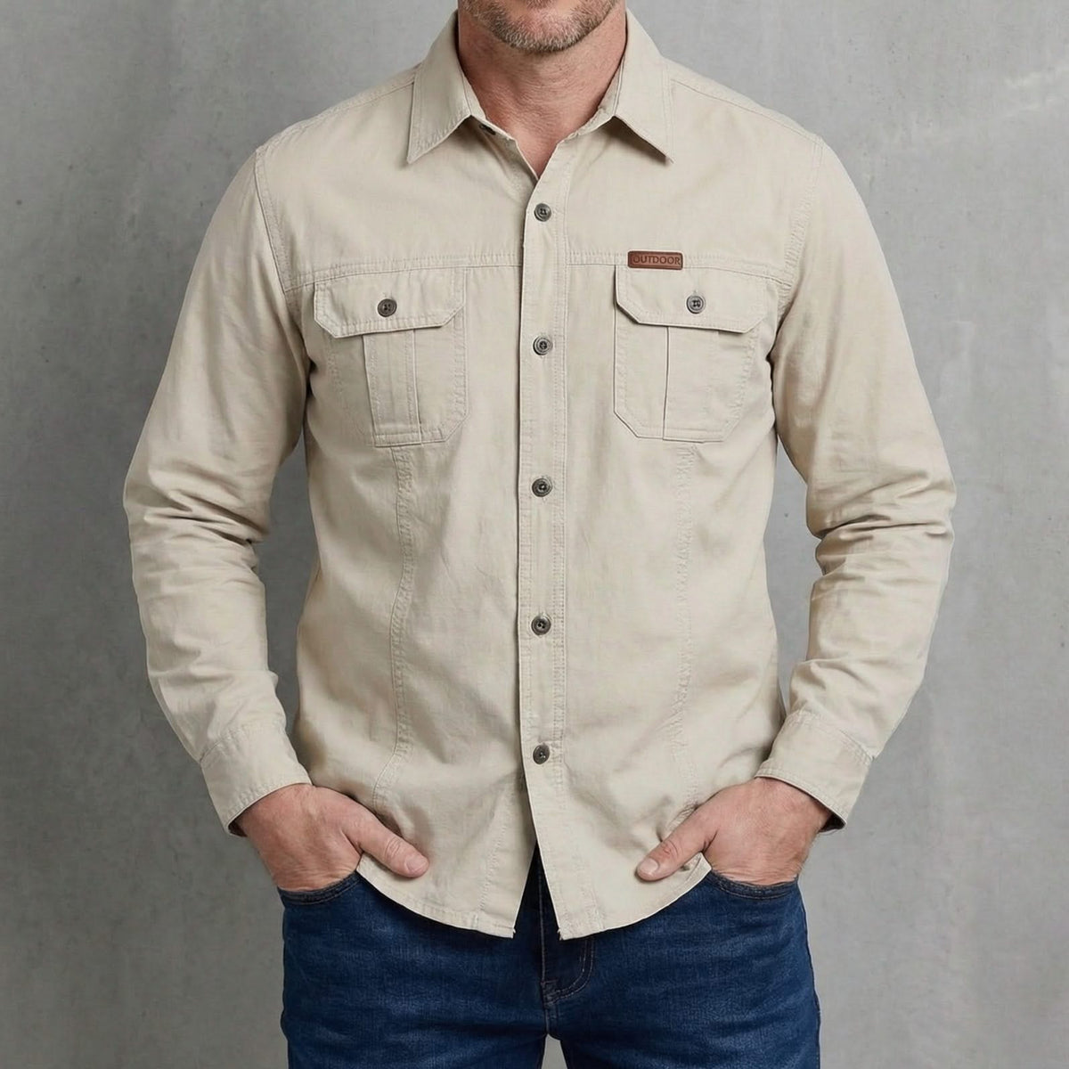 TAVREN | Safari shirt with utility pockets