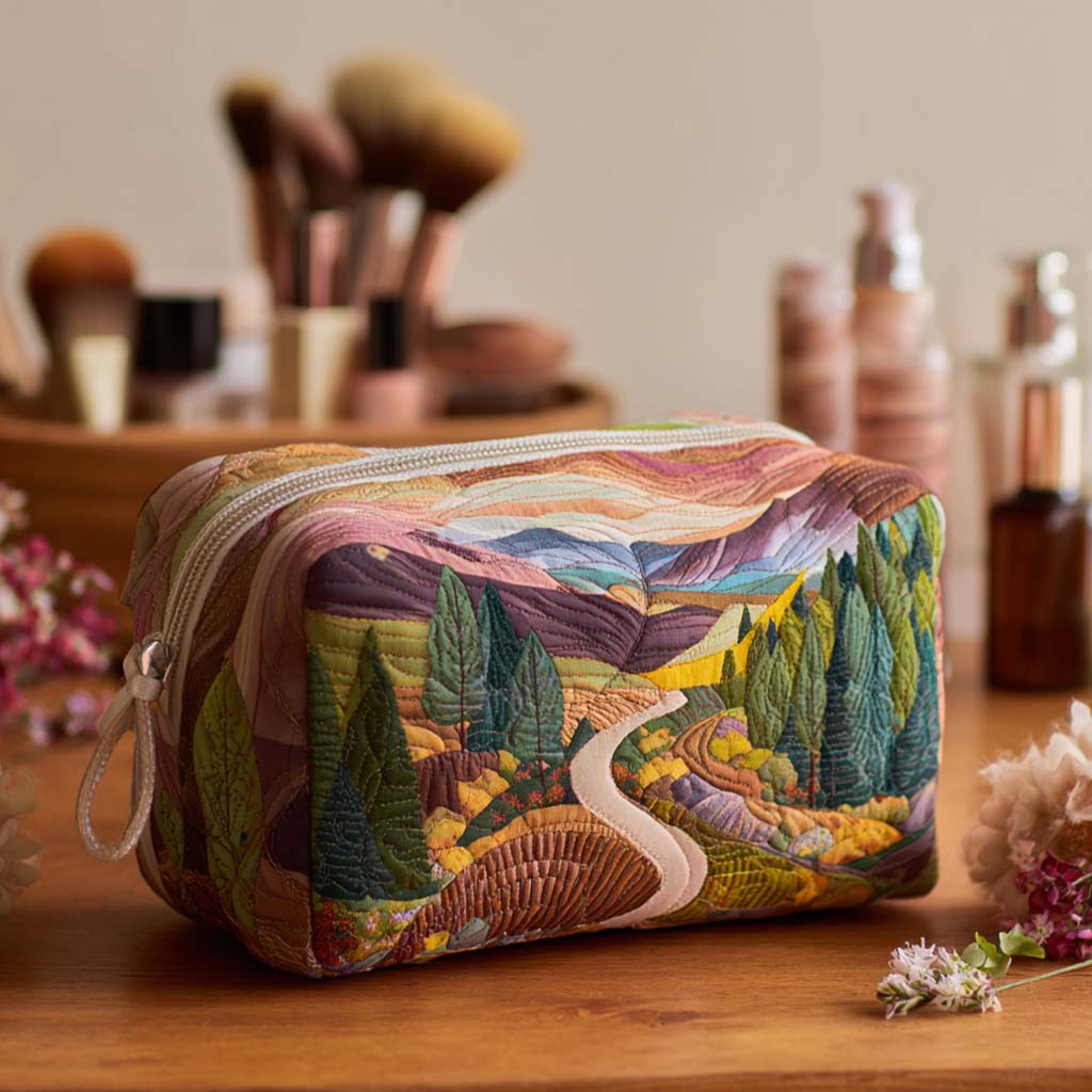 HARPER | Cosmetic bag with quilted finish