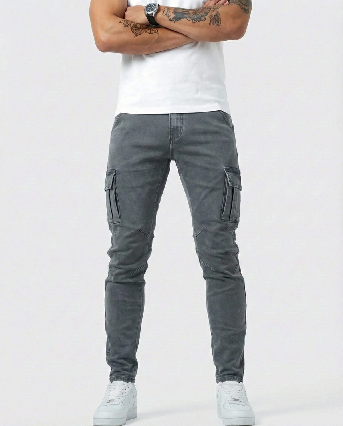 BEAUMONT | Slim-cut trousers with stretch fit