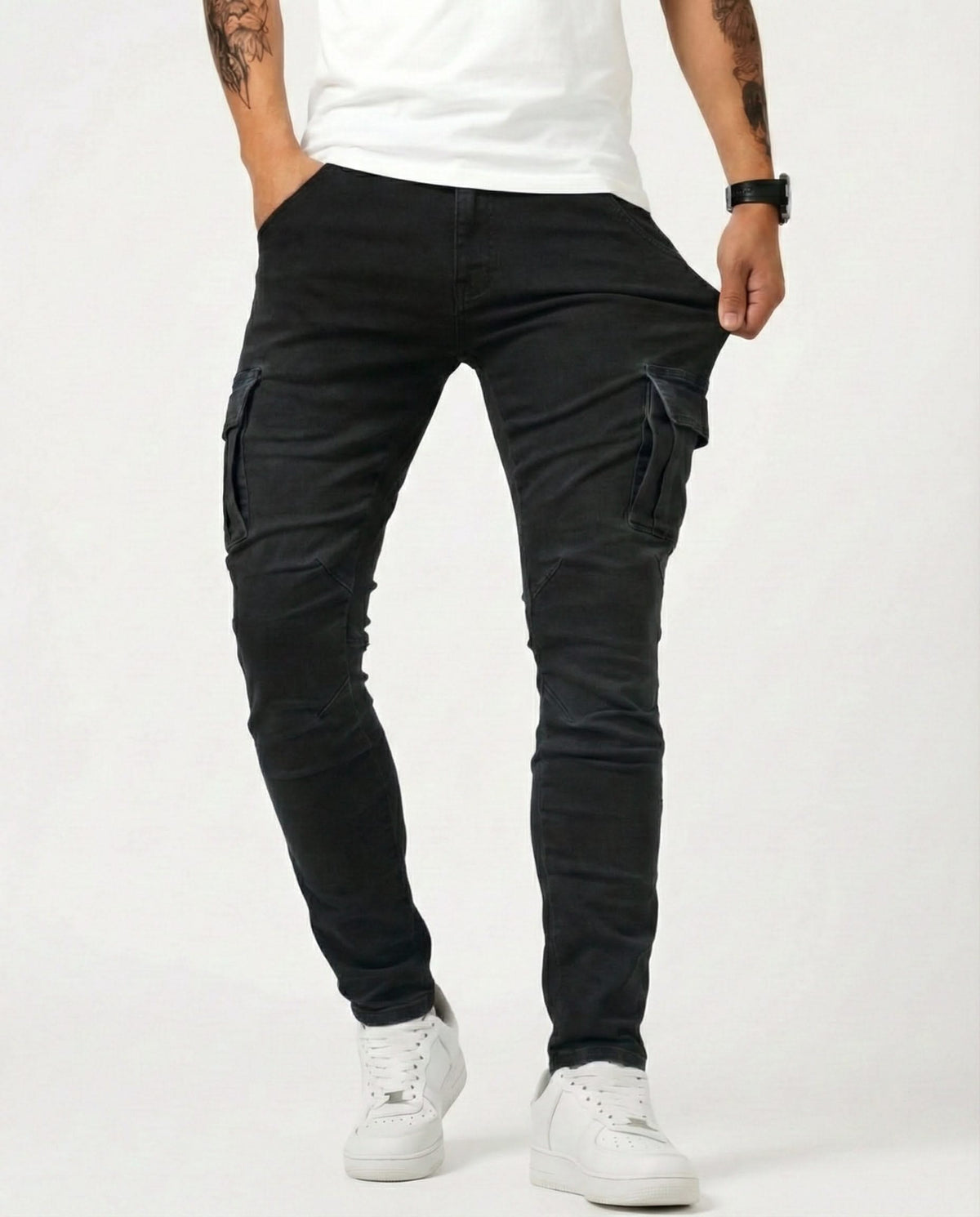 BEAUMONT | Slim-cut trousers with stretch fit