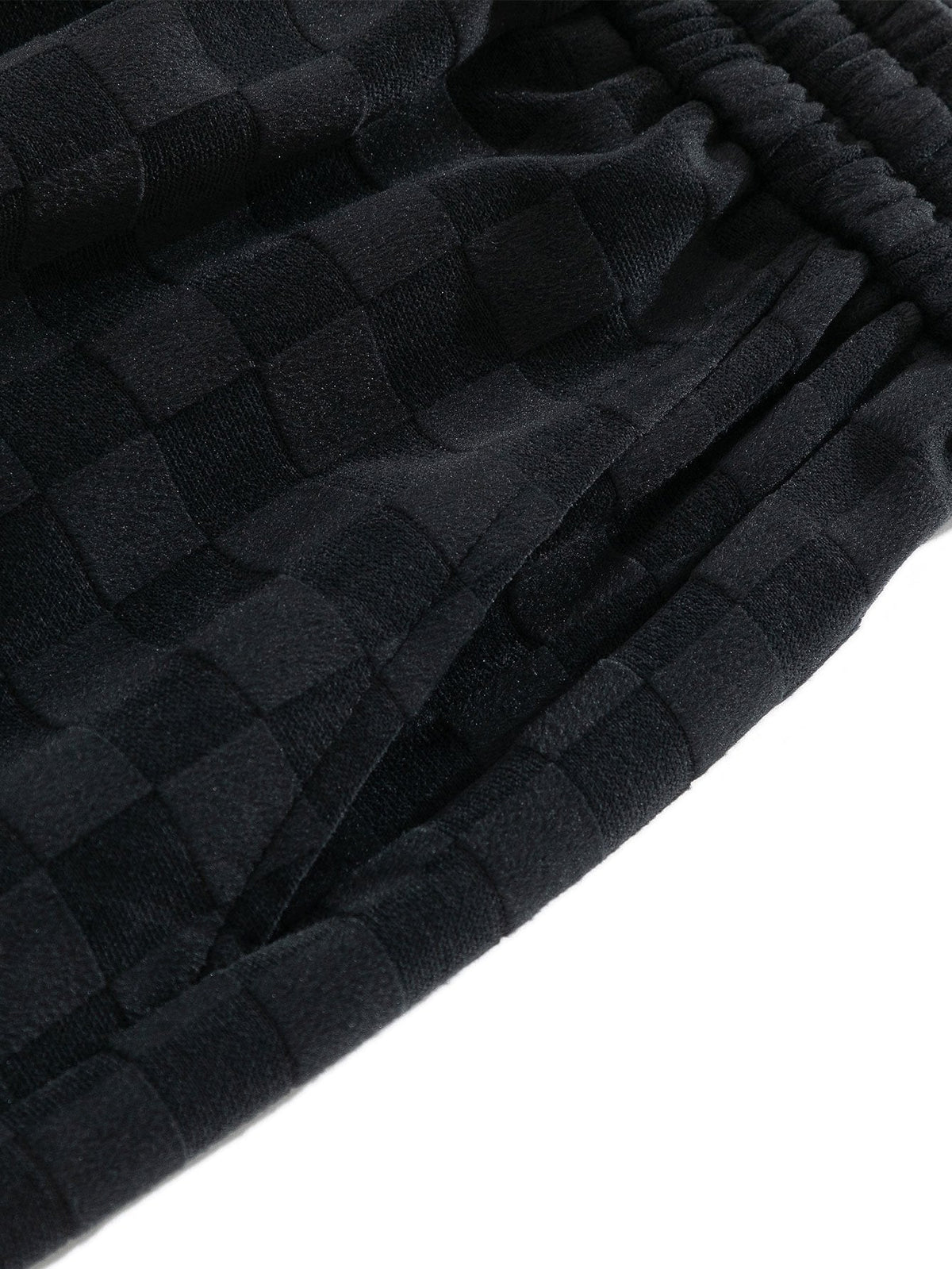 ROSE | Straight-leg trousers with check print