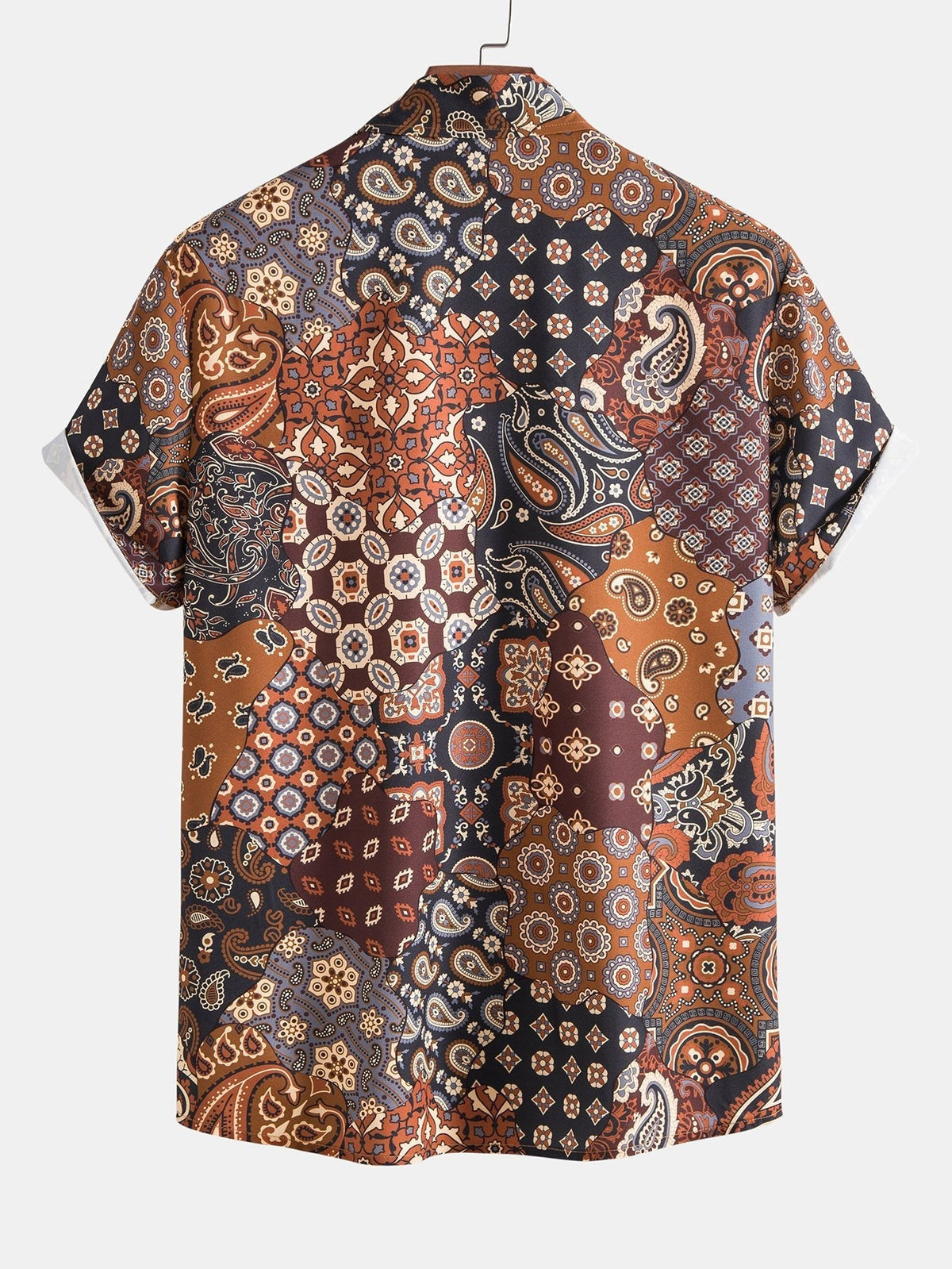 IMOGEN | Shirt and shorts set with paisley print