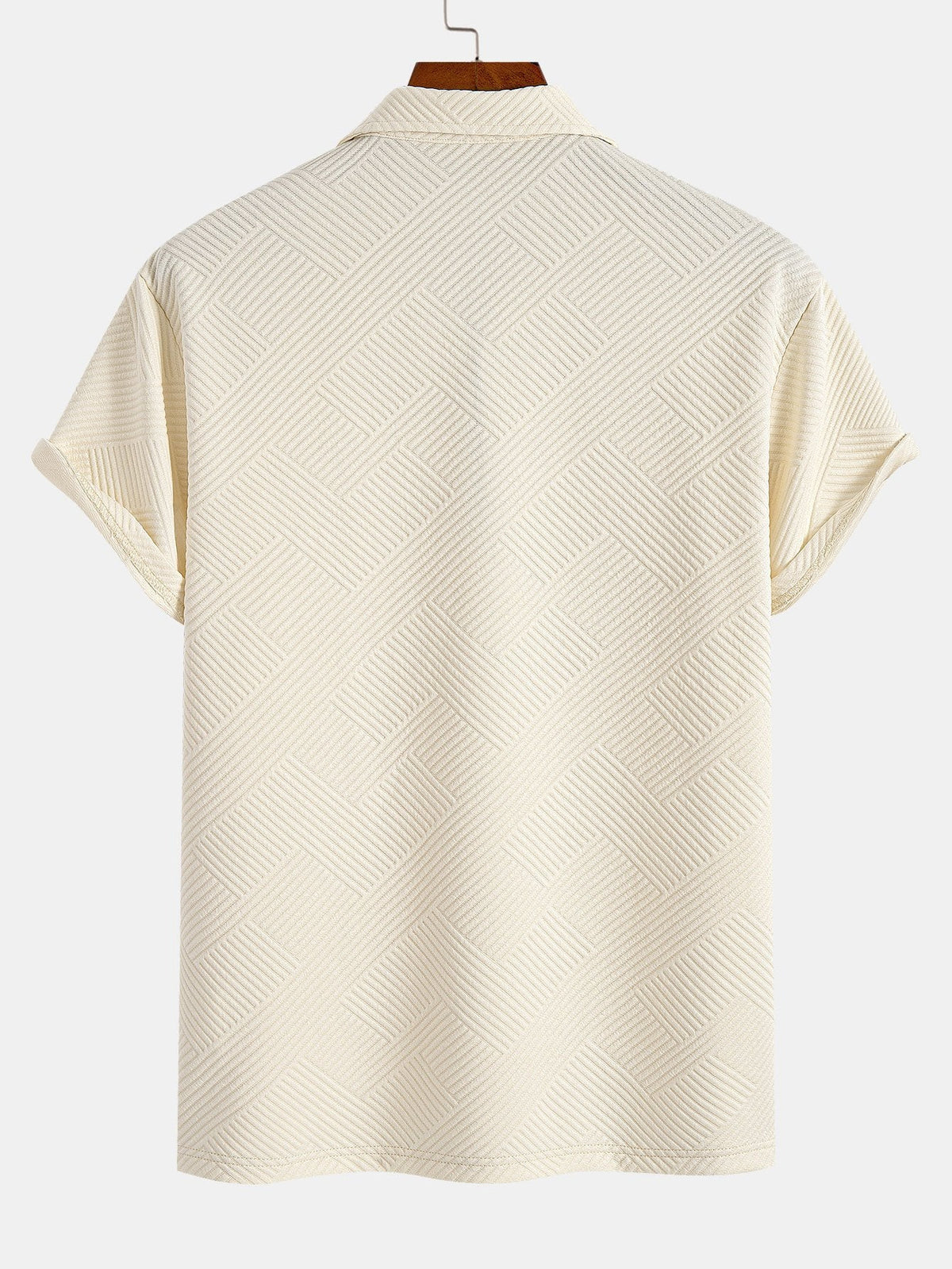 FREDDIE | Set with striped zip polo