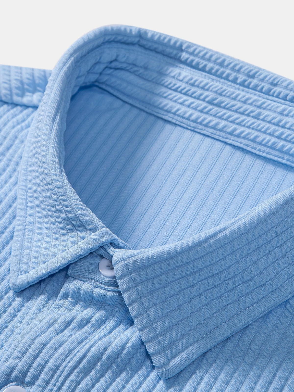 FREDDIE | Muscle-fit shirt with ribbed texture