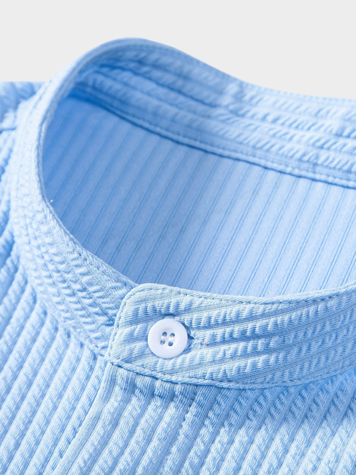HENRY | Muscle-fit shirt with stand collar