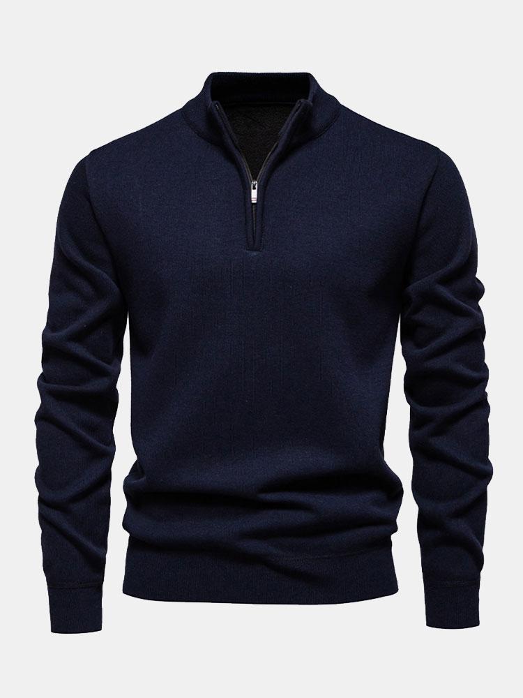 TEDDY | Zip sweater with relaxed fit