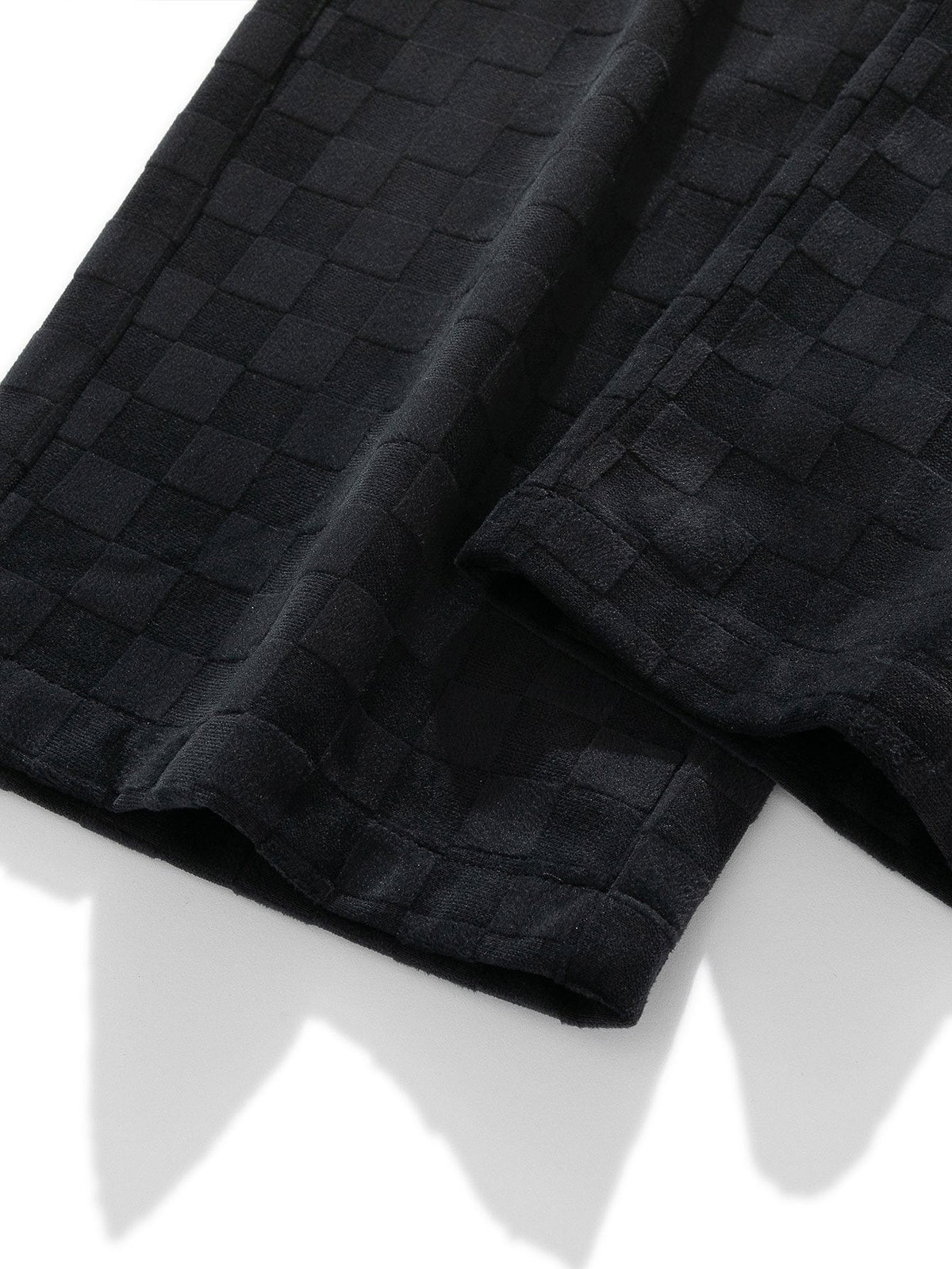 ROSE | Straight-leg trousers with check print