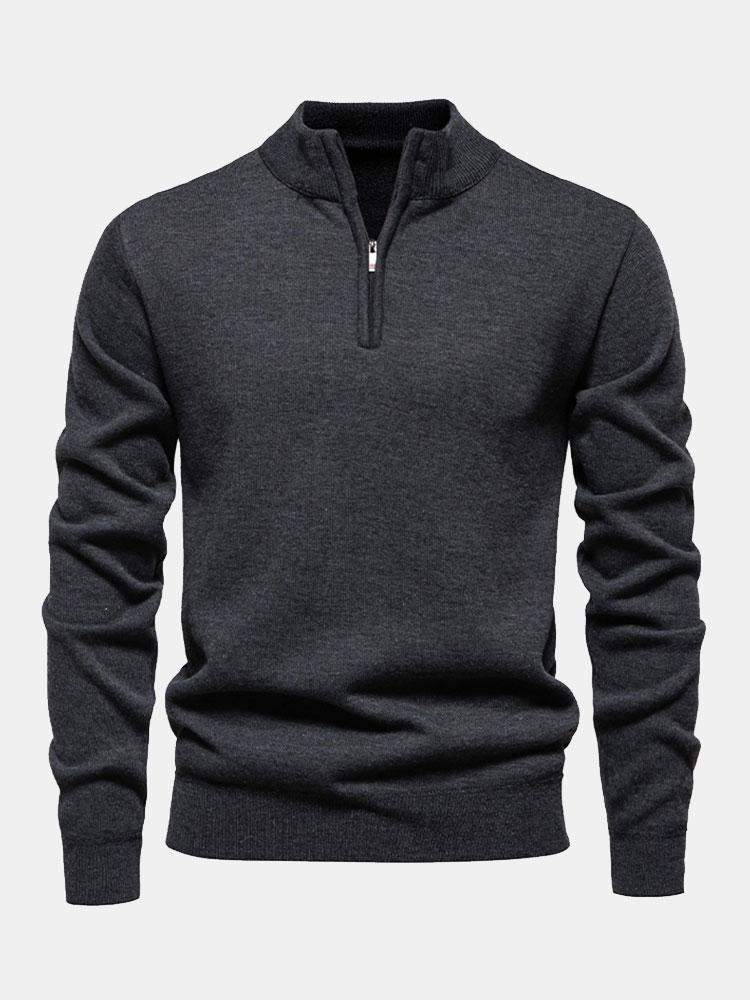 TEDDY | Zip sweater with relaxed fit