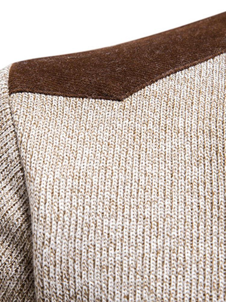 CHARLOTTE | Half-zip sweater with contrast panel