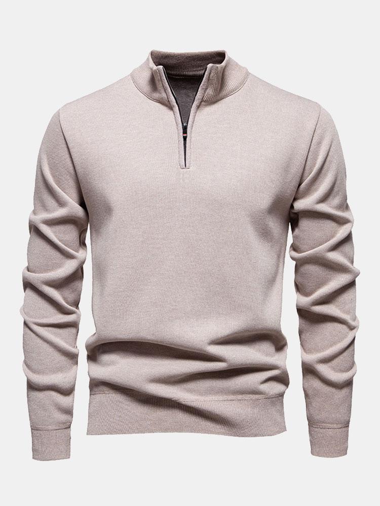 TEDDY | Zip sweater with relaxed fit