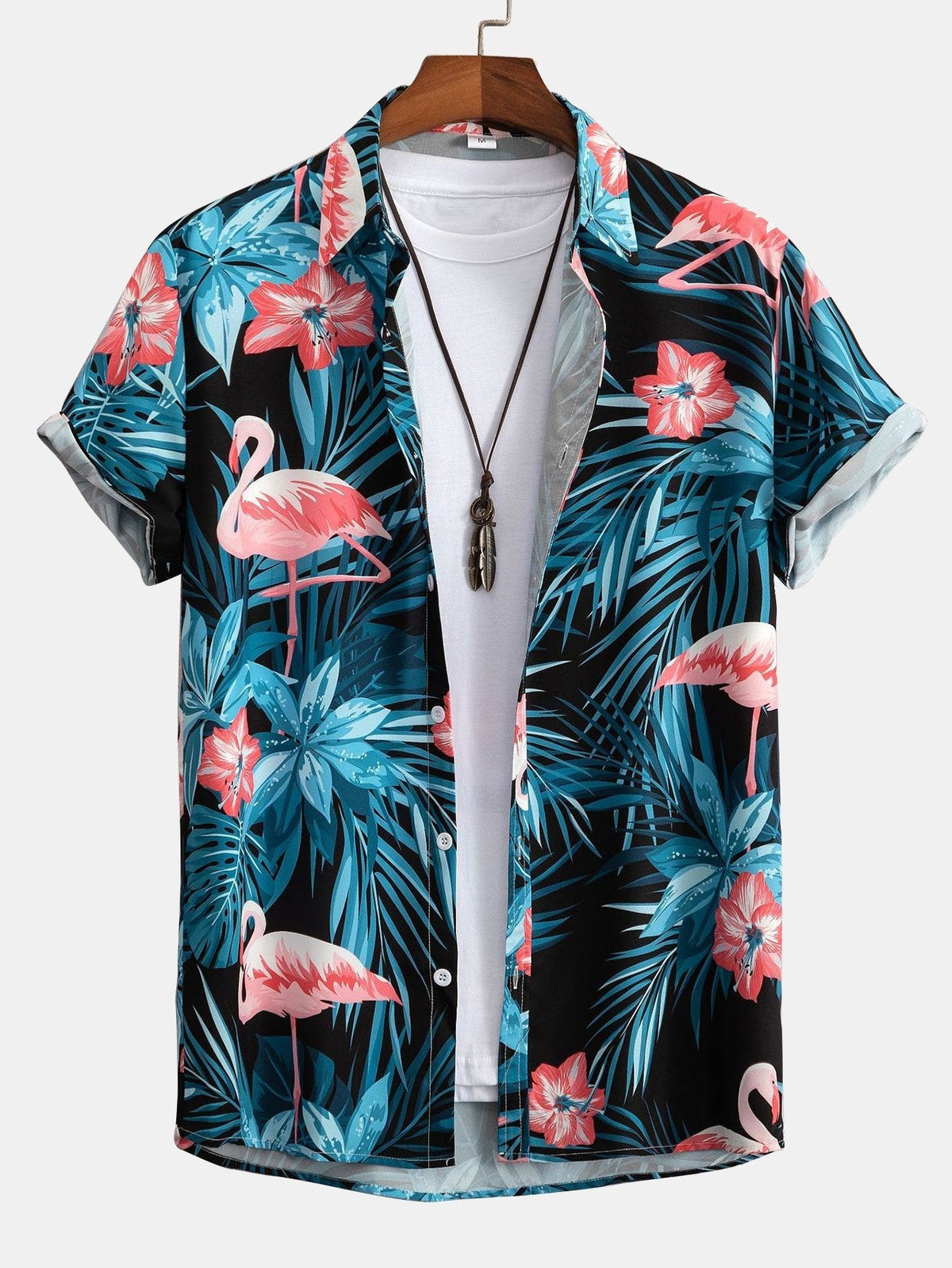 ROSE | Set with flamingo print