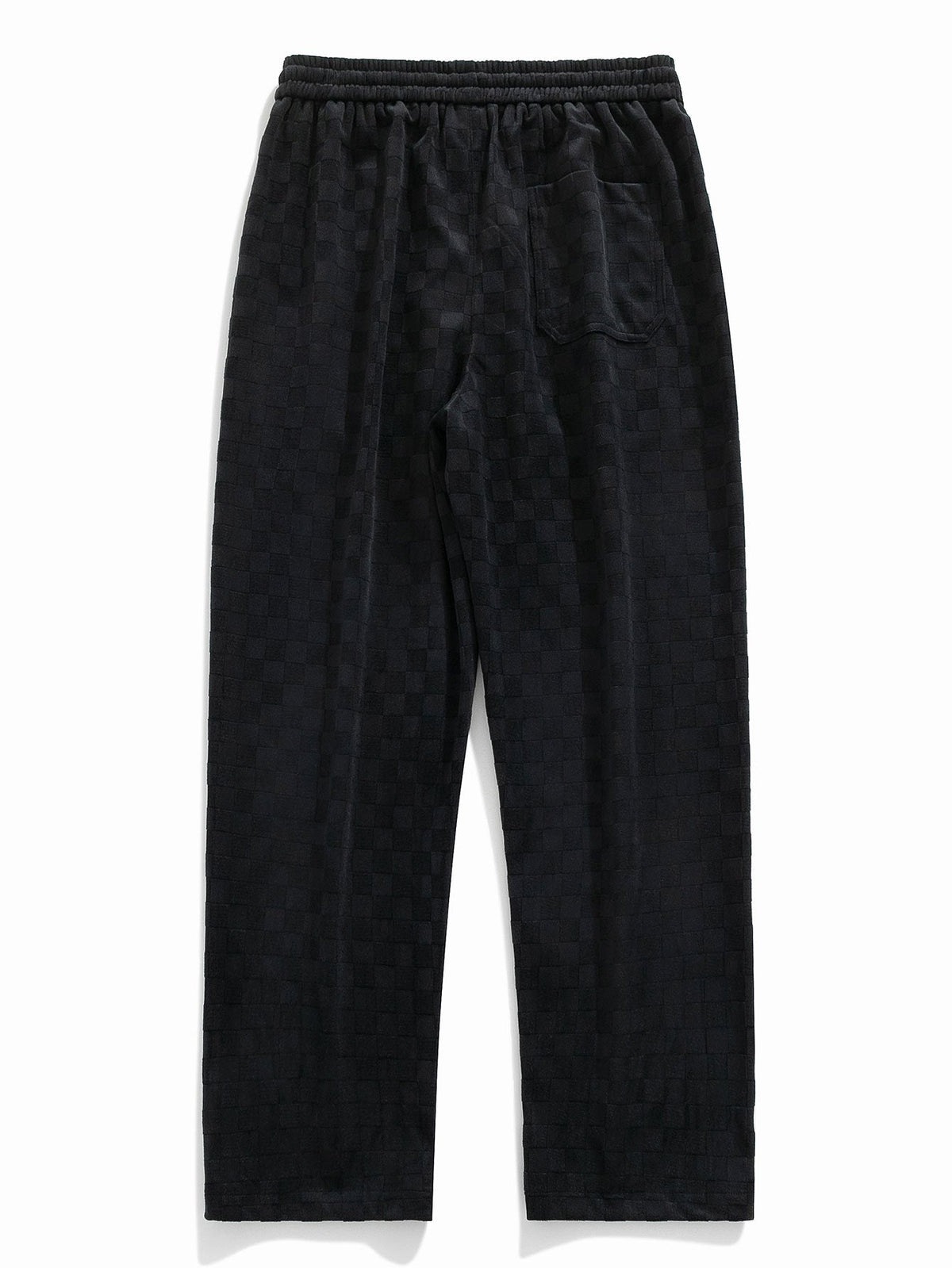 ROSE | Straight-leg trousers with check print