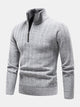 IMOGEN | Sweater with quarter-zip neckline