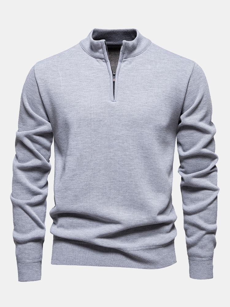 TEDDY | Zip sweater with relaxed fit