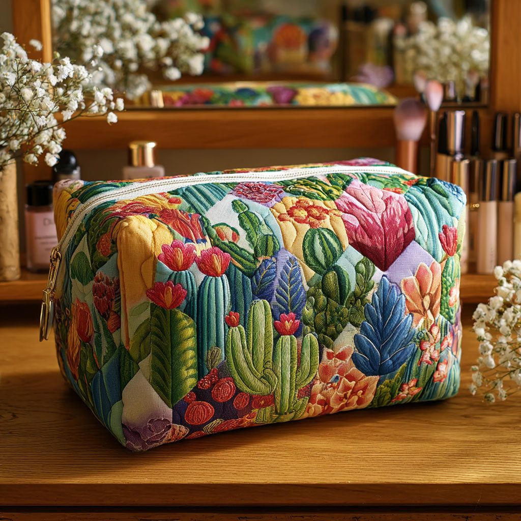 ESME | Cosmetic bag with succulent print