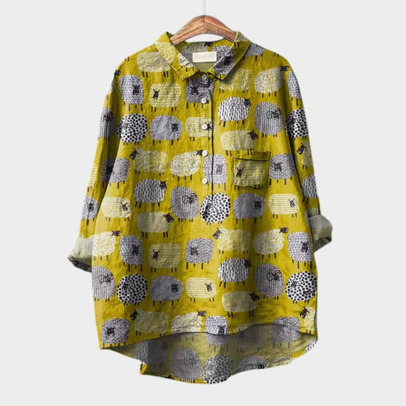 LILY | Relaxed tunic with spring print