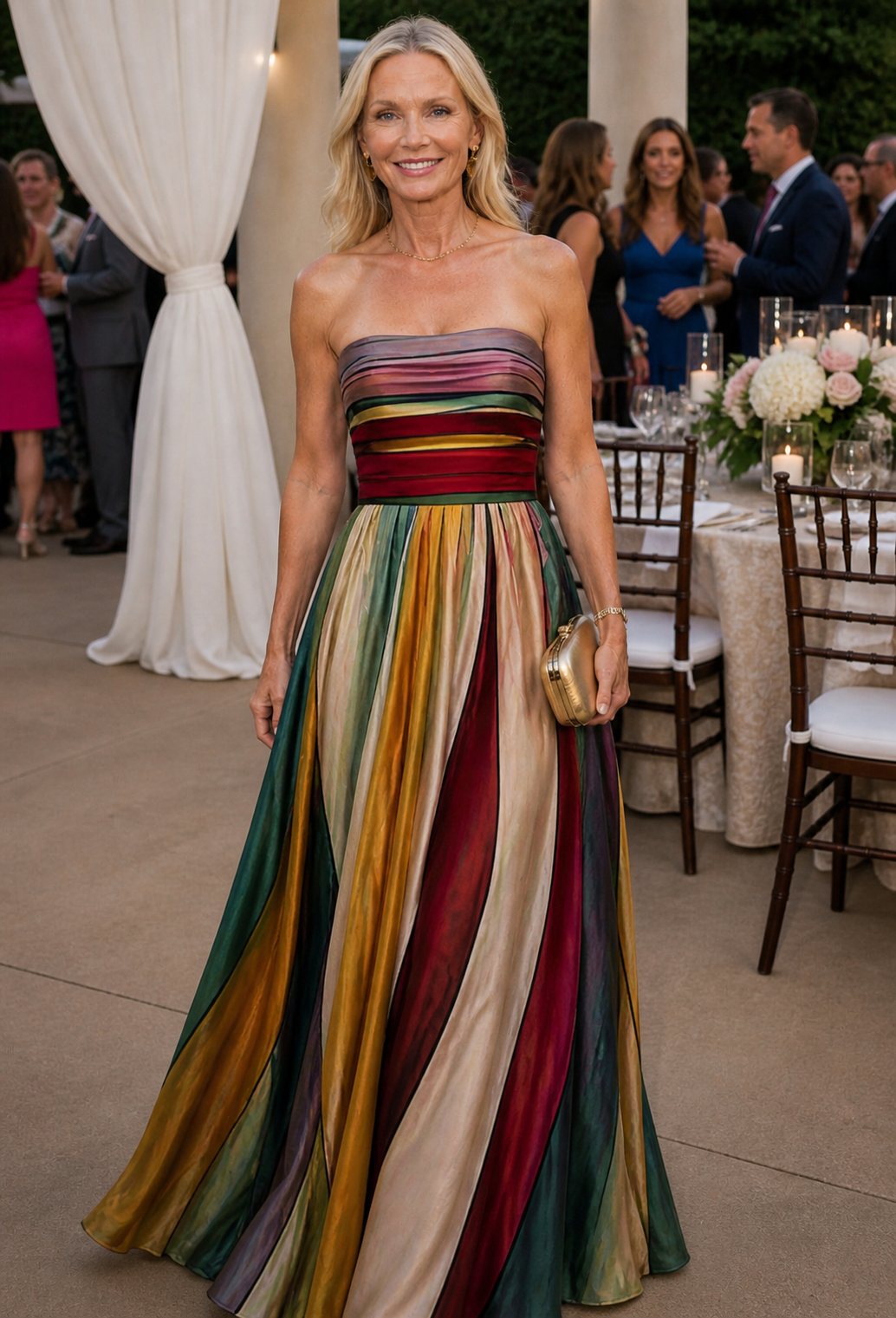 THALIA | Strapless A-line dress