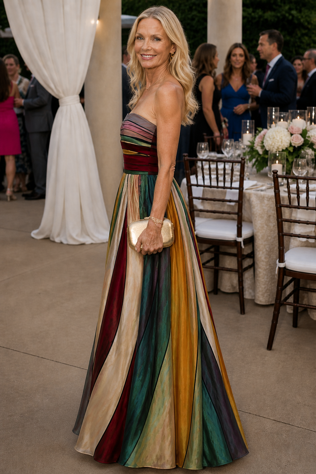 THALIA | Strapless A-line dress