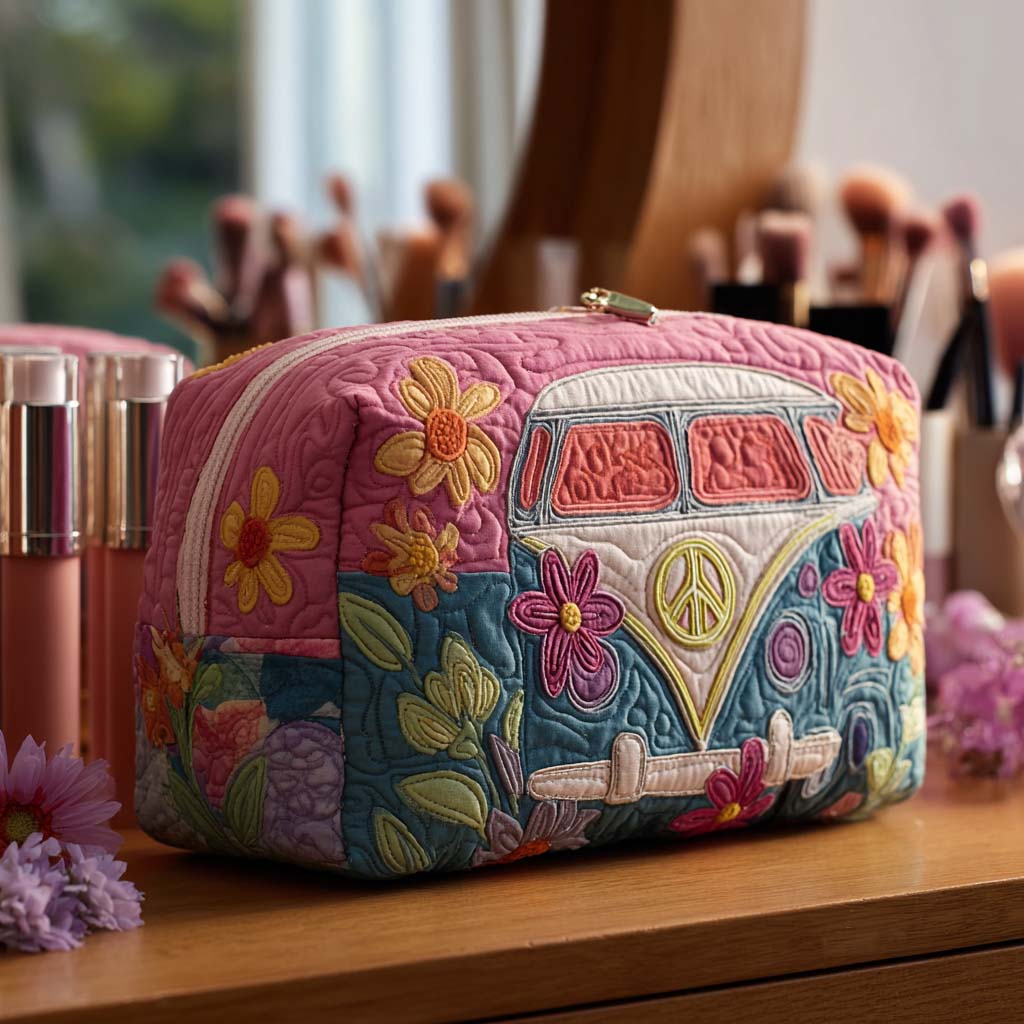ELLA | Cosmetic bag with quilted finish