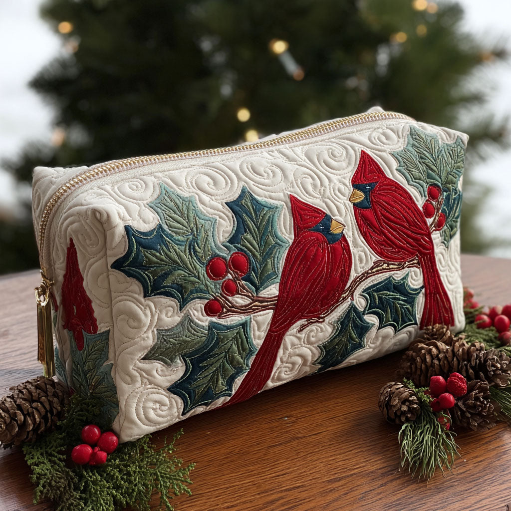 GRACE | Cosmetic bag with quilted print